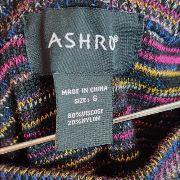Ashro Multicolored Knit Pencil Skirt - Picture 5 of 11